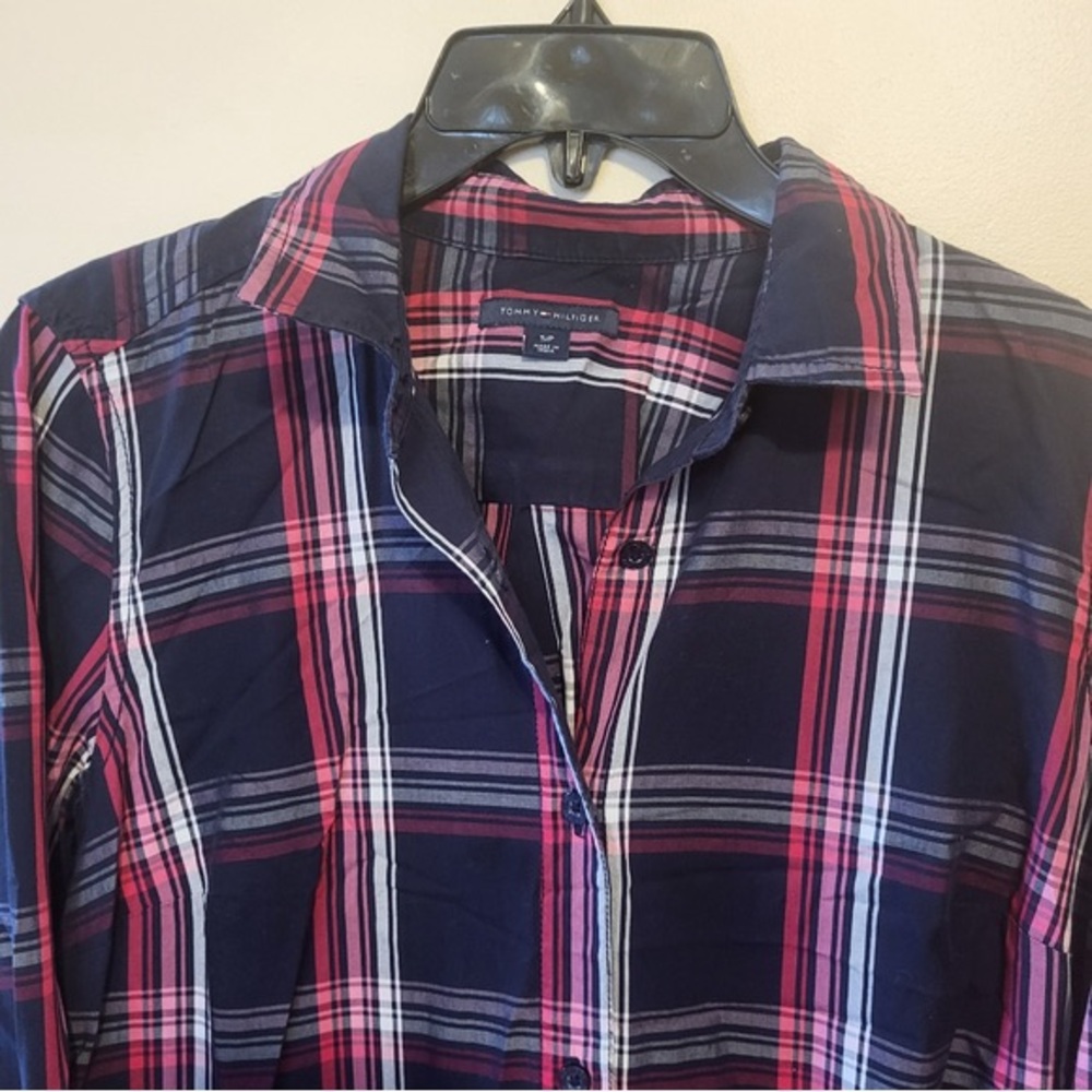 Tommy Hilfiger plaid shirt dress - Picture 7 of 11